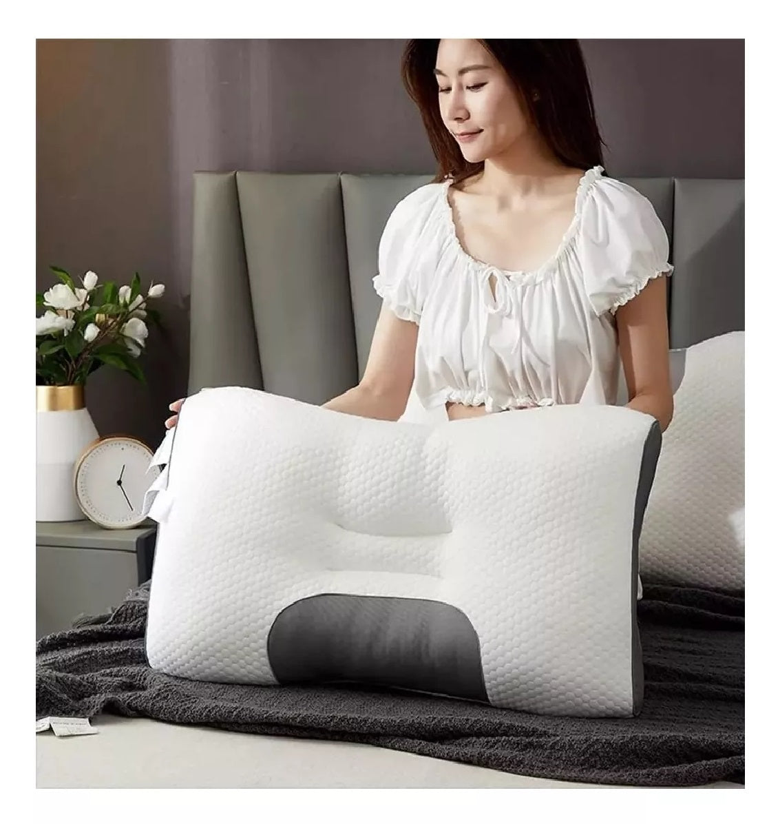 Almohada 3d De Algodon Ideal Para Masaje