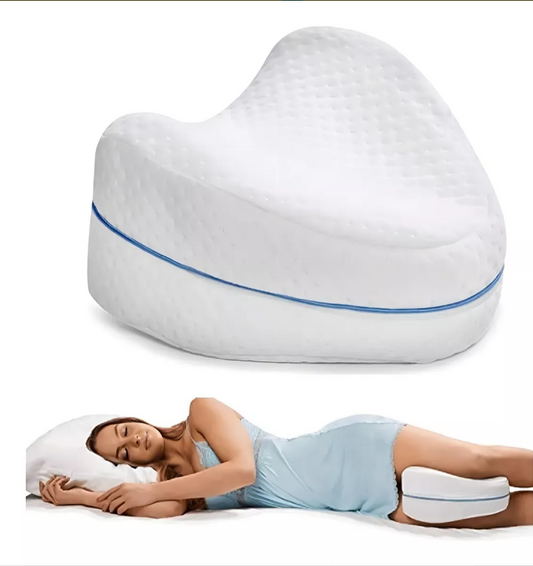 Almohada Descanso Piernas Rodilla Suave Lavable Ortopédica